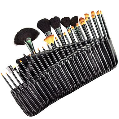 Escova de maquiagem profissional com 32pcs caixa livre