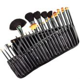 Escova de maquiagem profissional com 32pcs caixa livre